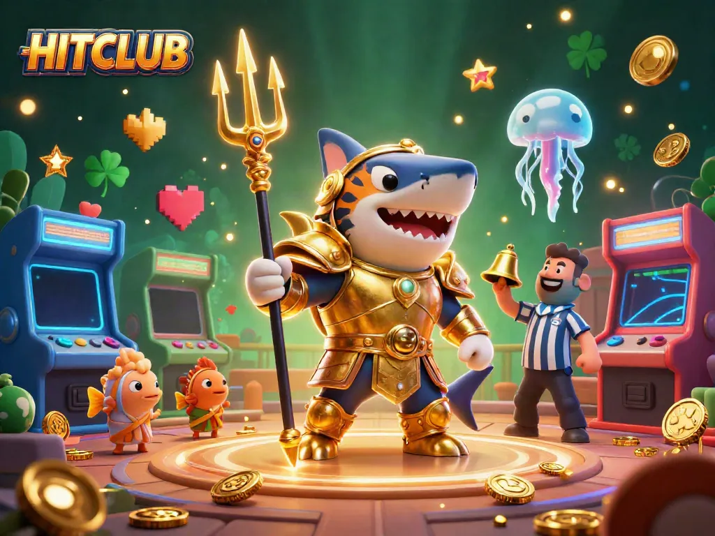 Experience thrilling gameplay at HITCLUB with a vibrant underwater casino scene full of excitement.