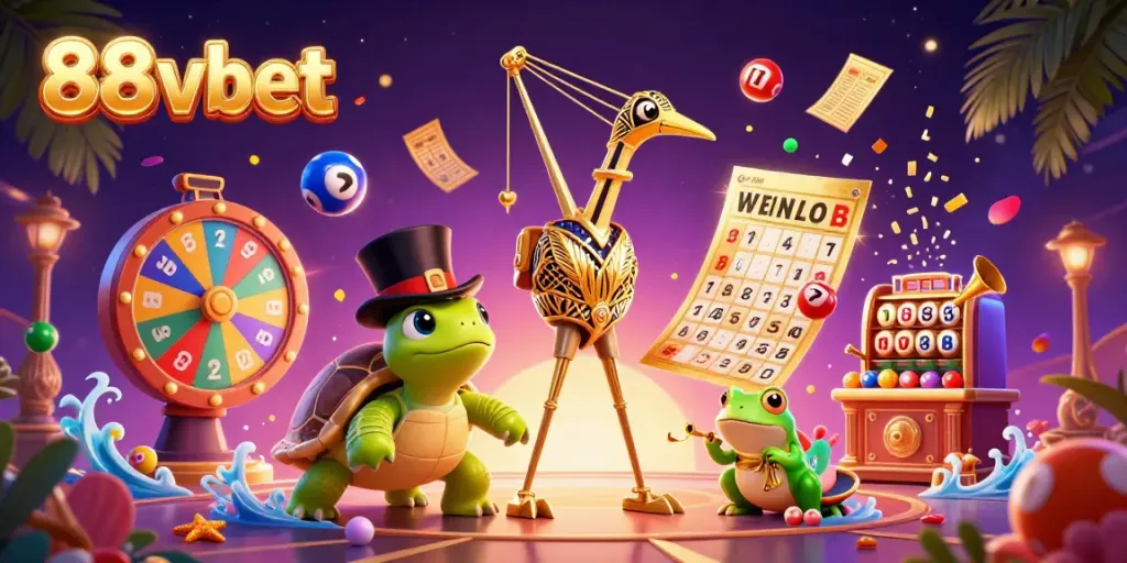 Experience vibrant gameplay at 88vbet with colorful casino elements and engaging characters.