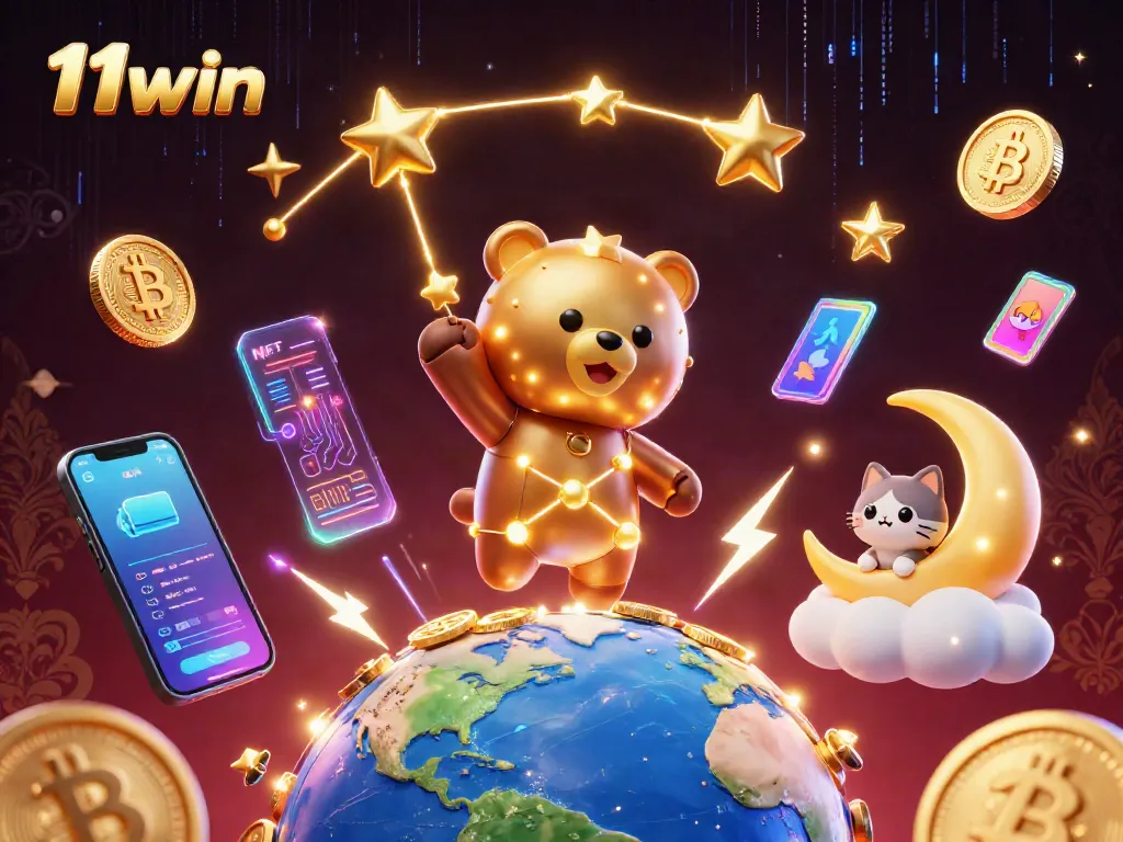 Experience the thrill of winning with 11win, featuring captivating characters in a dynamic casino scene.