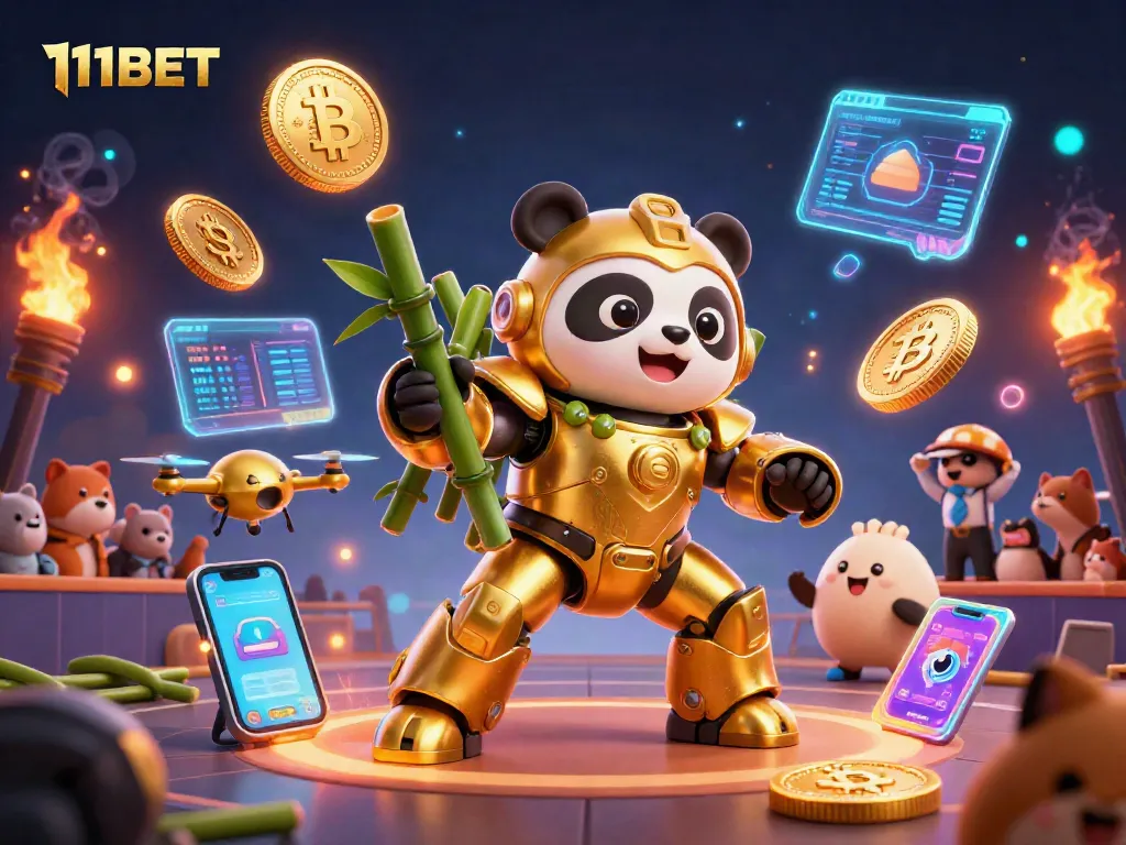 Experience thrilling gaming at 11BET with engaging characters and vibrant casino elements.