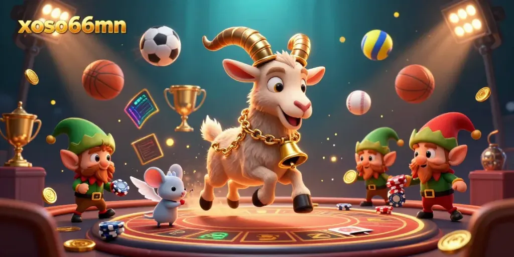 Experience holiday gaming fun at xoso66mn with Krampus, a tiny angel mouse, and mischievous gremlins.