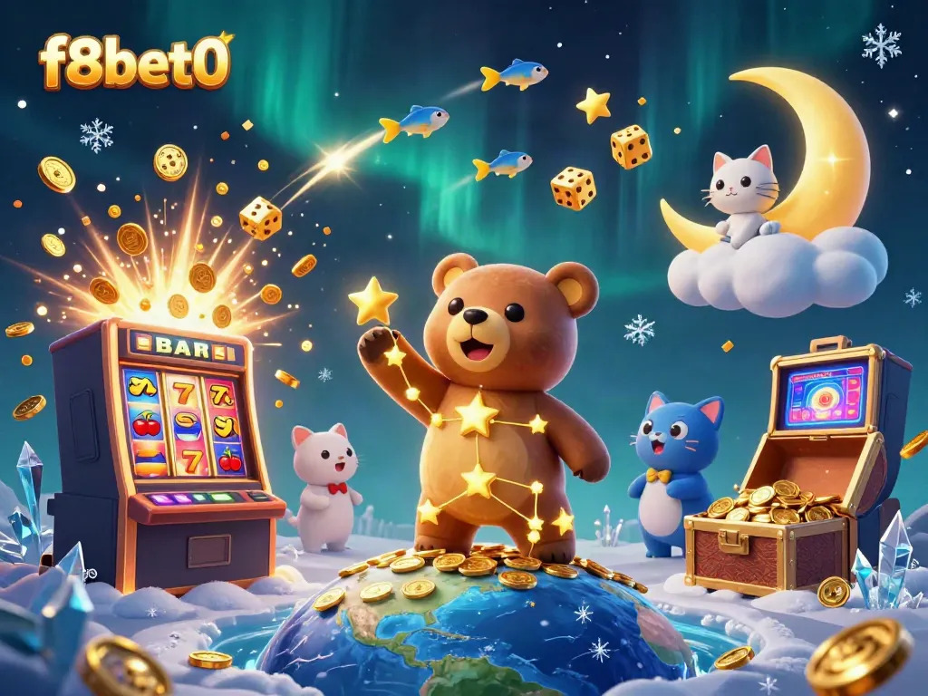 Experience the excitement of f8bet0's vivid 3D casino universe filled with rewards and enchanting characters.