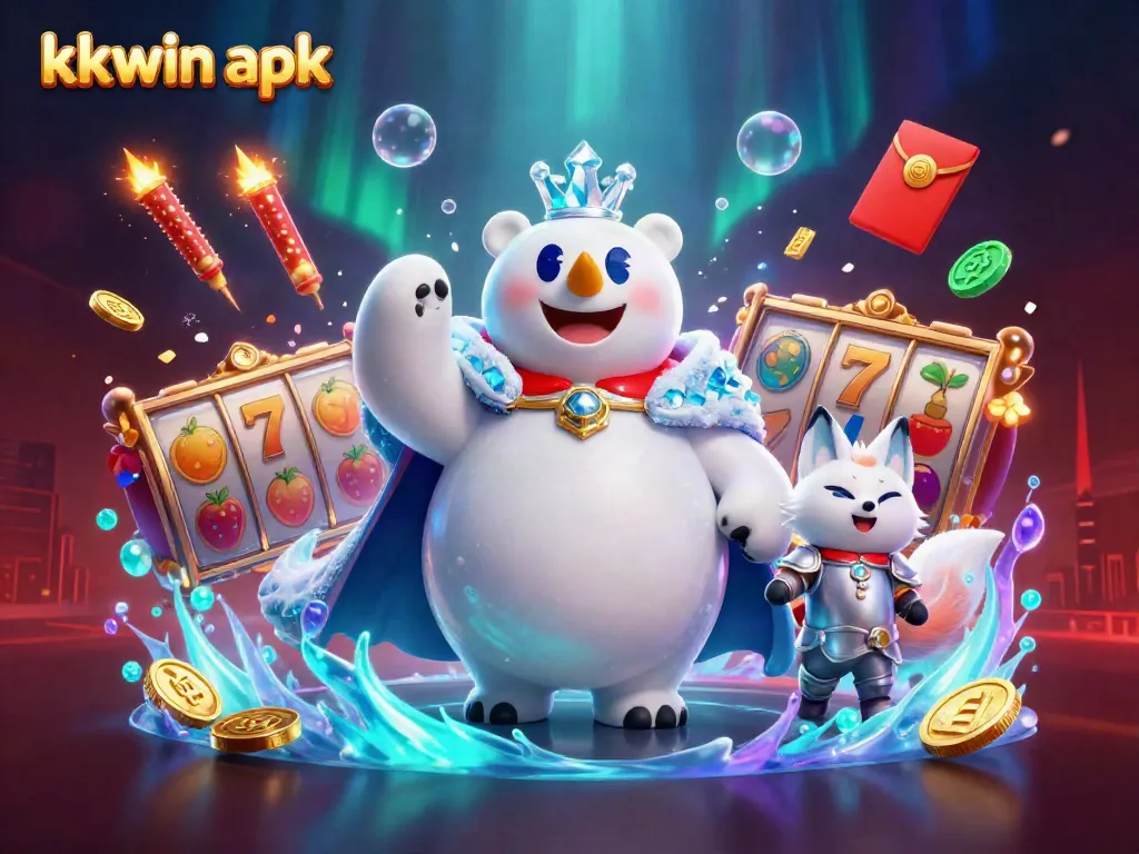 Engage in thrilling gameplay with the KKWIN APK featuring vibrant characters and exciting slot elements.