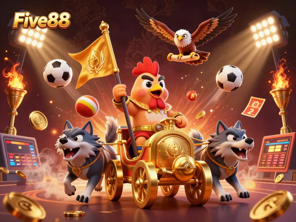Engage in thrilling gaming at Five88 with dynamic sports elements and rich 3D visuals.