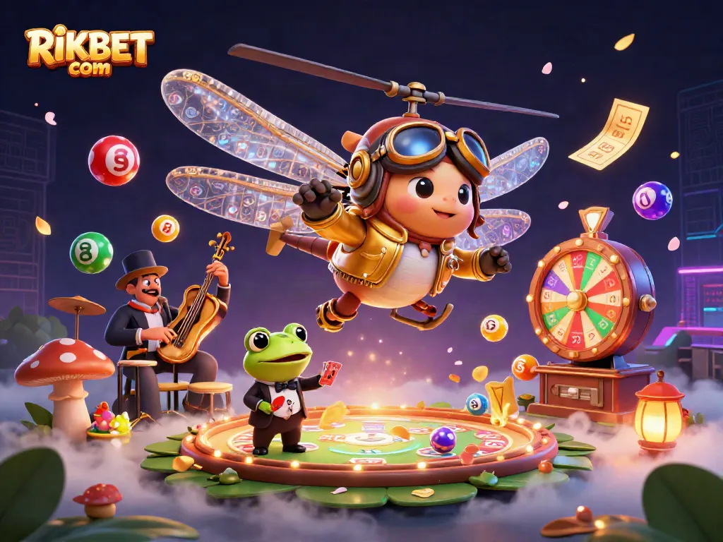 Experience thrilling gaming at RIKBET com with dynamic characters and vibrant casino elements.