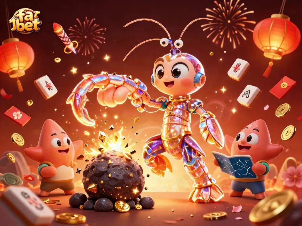 Experience 'fa bet' in a captivating 3D scene with animated fantasy characters and vibrant casino elements.